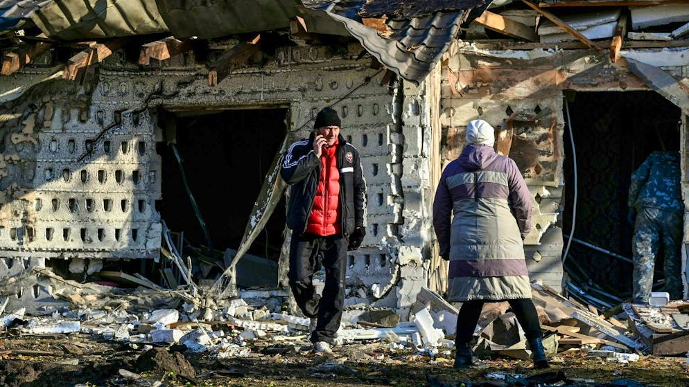 Una casa distrutta a Zaporizhia dopo un attacco russo (foto d'archivio).