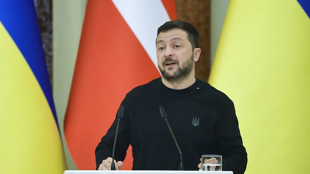 Il presidente ucraino Volodymyr Zelensky