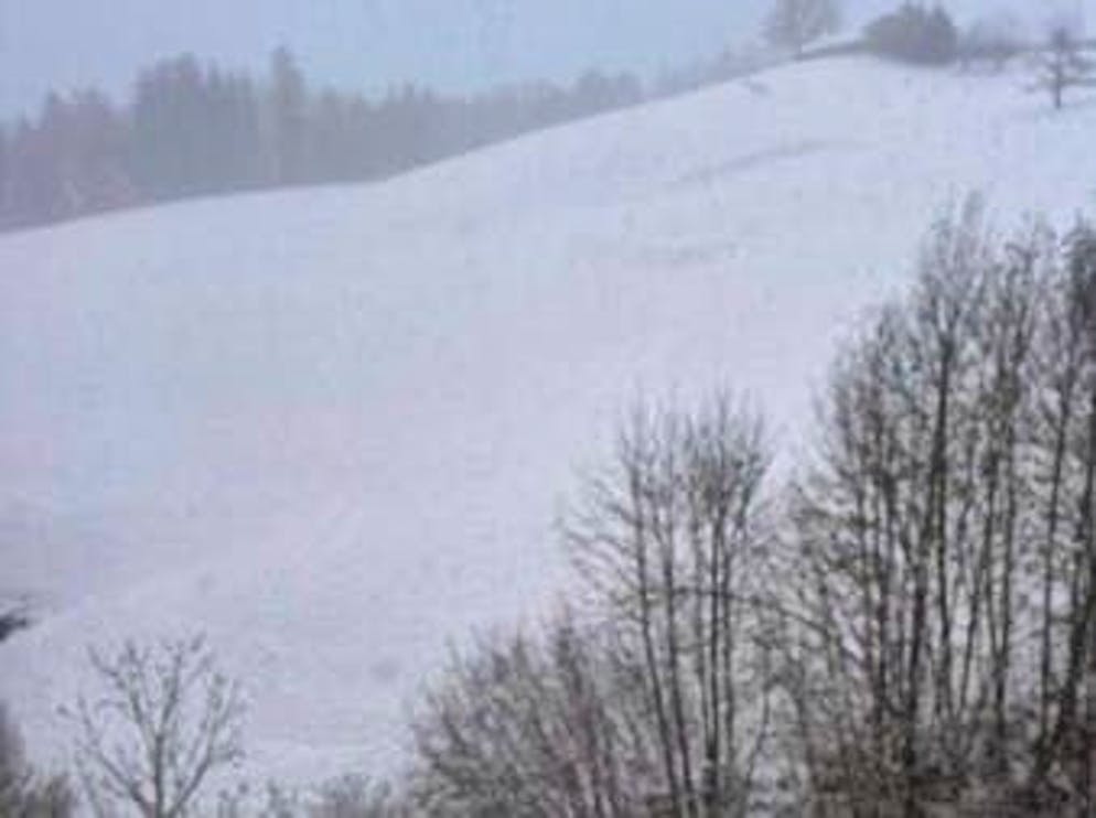 Winter onset Switzerland November 2024. There is snow in Herisau AR. 