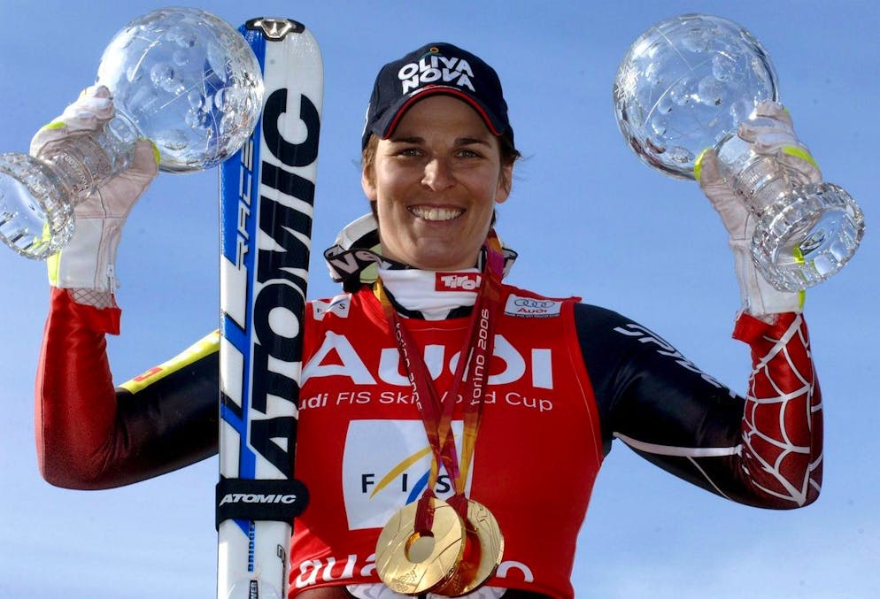 Durant sa carrière, Michaela Dorfmeister a remporté 6 globes.