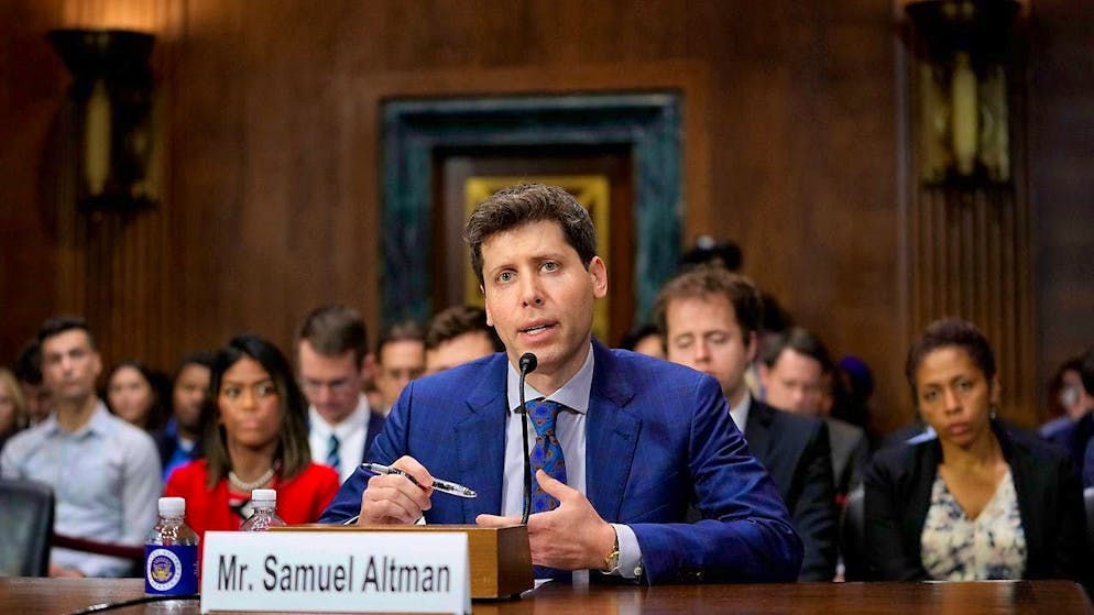 OpenAI has apparently made a fatal mistake in connection with the legal dispute with the "New Yorke Times": OpenAI founder Sam Altman at a hearing in New York.