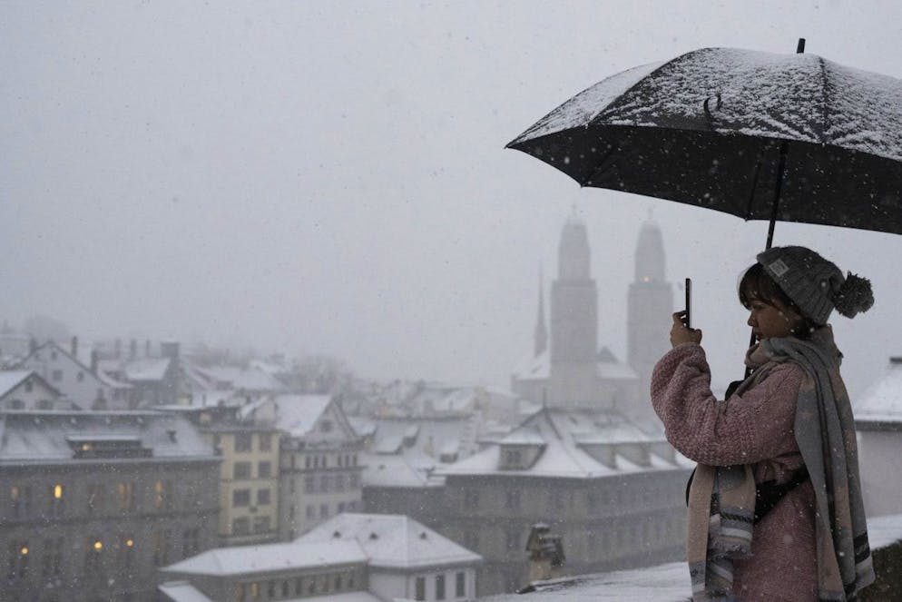 Zurich sous la neige.