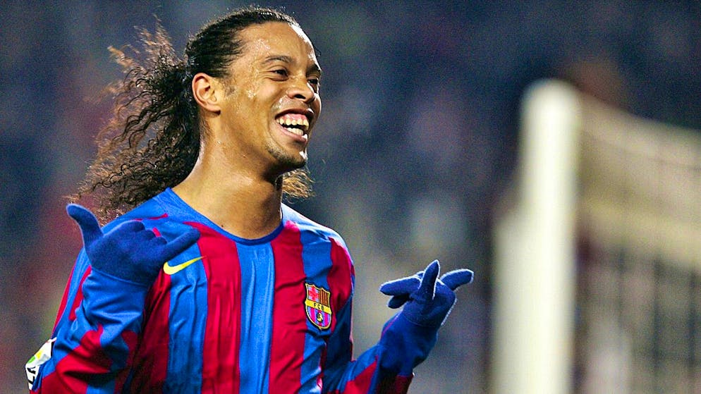 Always played with a smile on his face: Ronaldinho.
