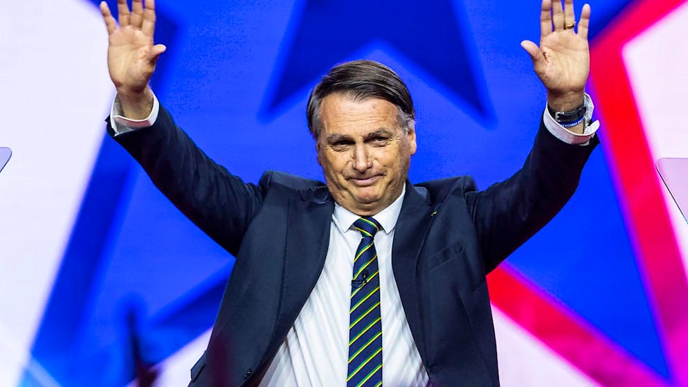 L'ex presidente brasiliano Jair Bolsonaro