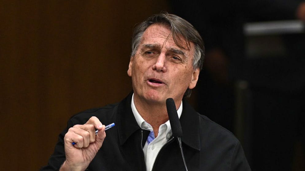 L'ex presidente del Brasile Jair Bolsonaro (foto d'archivio)