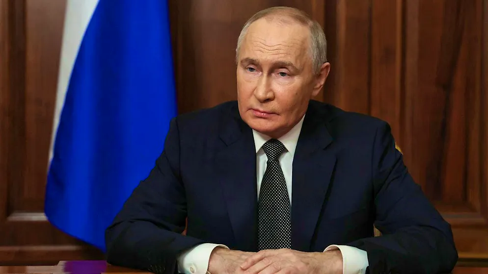 Russian President Vladimir Putin threatens further attacks against Ukraine. Photo: Vyacheslav Prokofyev/Pool Sputnik Kremlin/AP/dpa