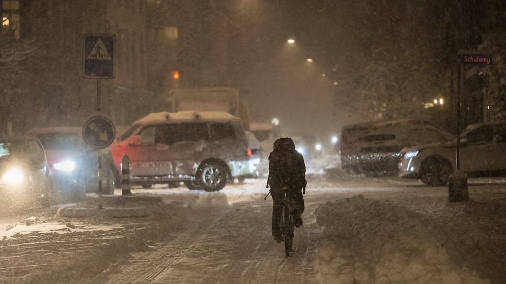 La neve è caduta abbondante fino in pianura