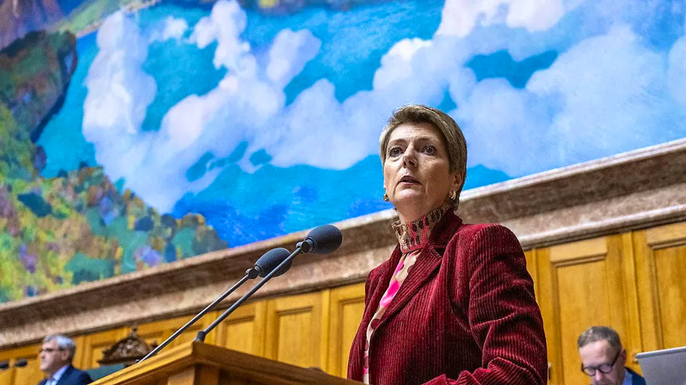 Finance Minister Karin Keller-Sutter and the entire Federal Council want to reduce the budget by almost CHF 4 billion over the next few years. (Archive image:)
