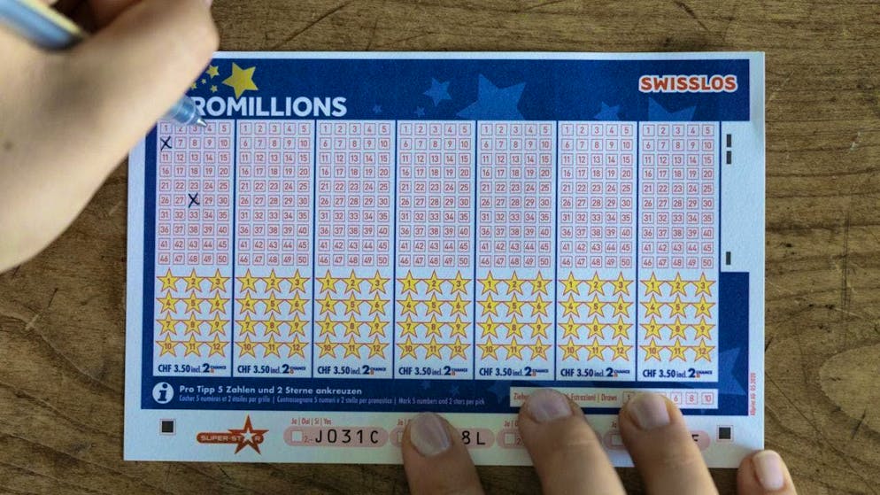 Nine people in Switzerland each won one million euros in a special Euromillions draw on Friday. (symbolic image)
