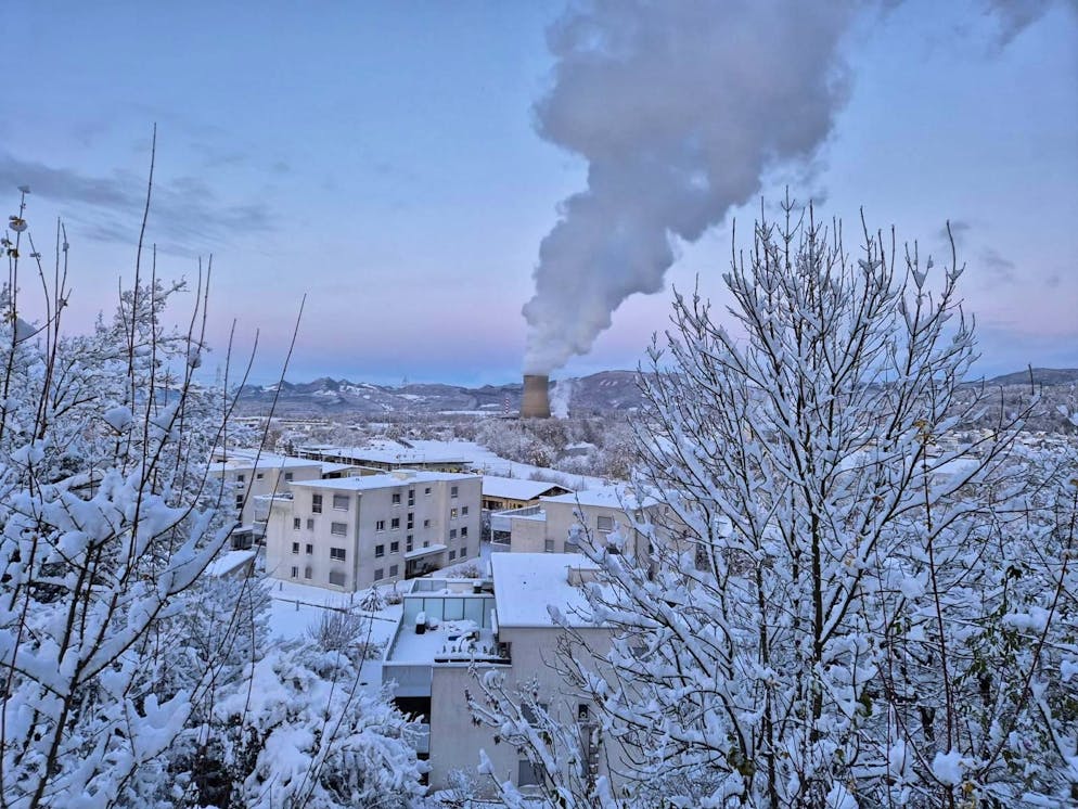 Wintereinbruch Schweiz November 2024. Auch in Gretzenbach SO hats geschneit. 