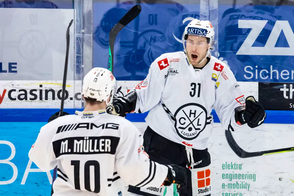 Lukas Klok lorsqu'il jouait sous le maillot de Lugano.