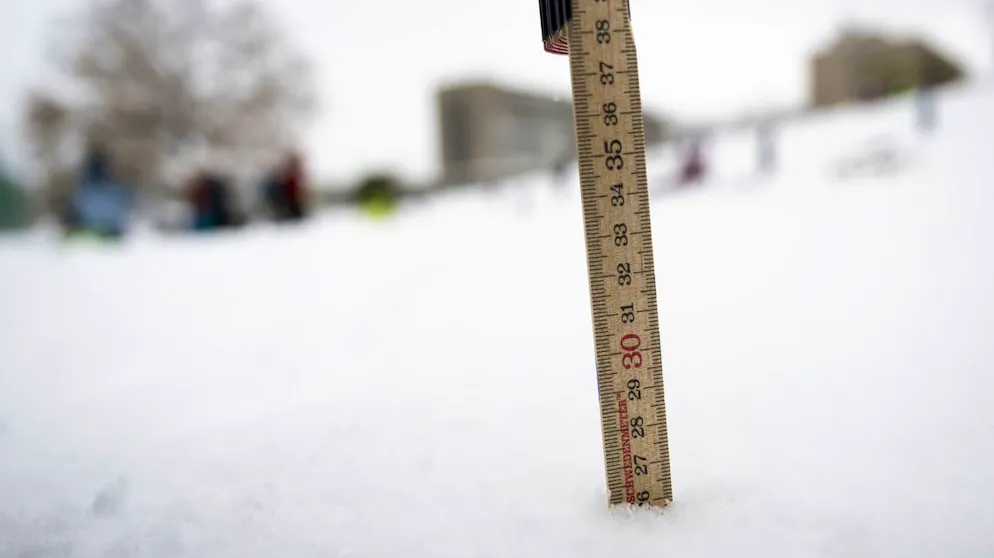 La neige est tombée en abondance jeudi (image d'illustration).