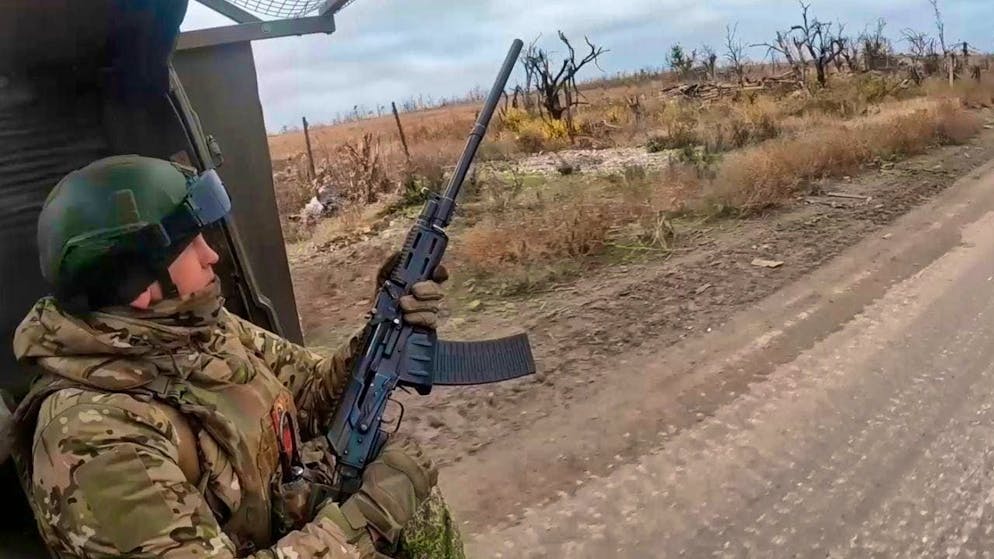 A Russian sapper in Ukraine. Photo: Uncredited/Russian Defense Ministry Press Service/AP