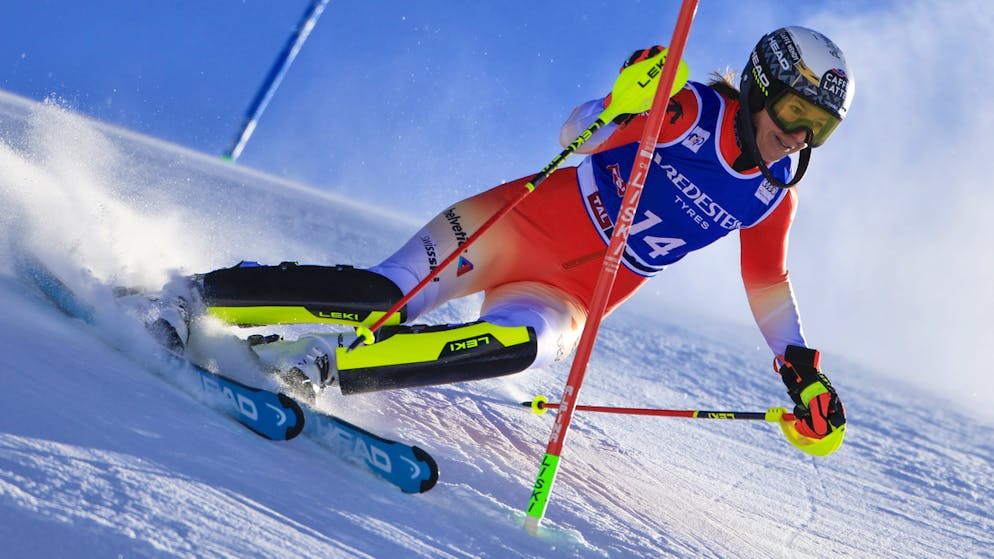 Wendy Holdener a réussi le 2e temps de la 1re manche à Gurgl