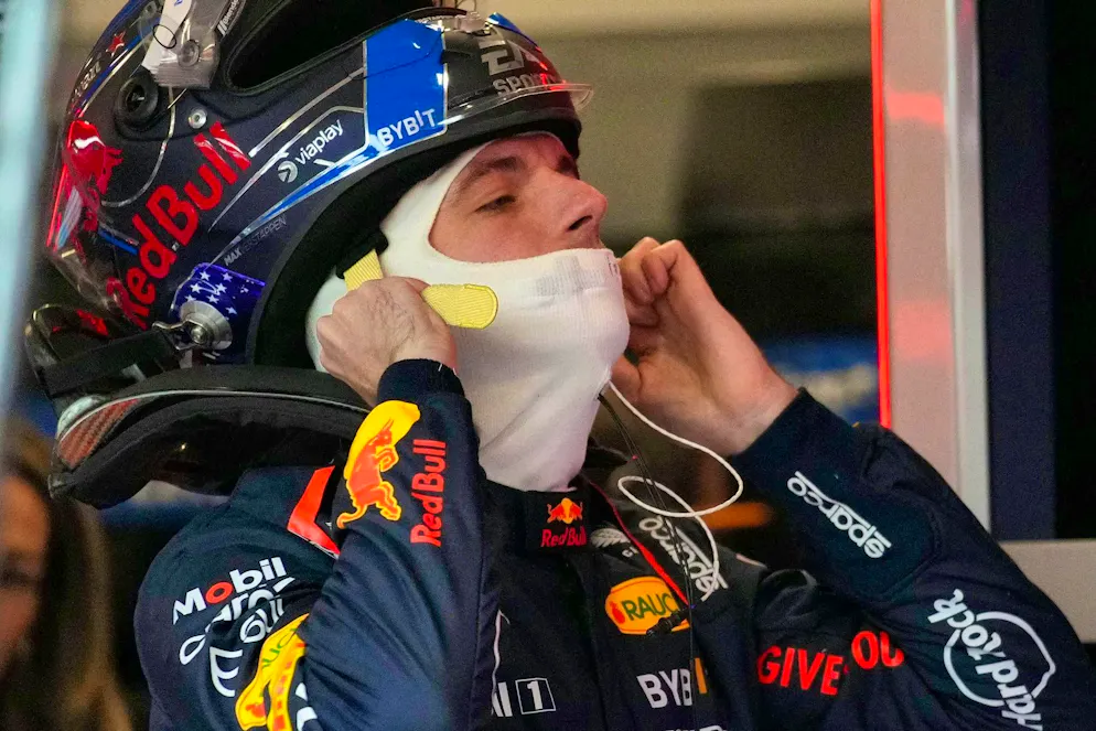 How Max Verstappen becomes world champion in Las Vegas - Gallery. Helmet on and on his way to the title in Las Vegas? Max Verstappen's chances are good.  