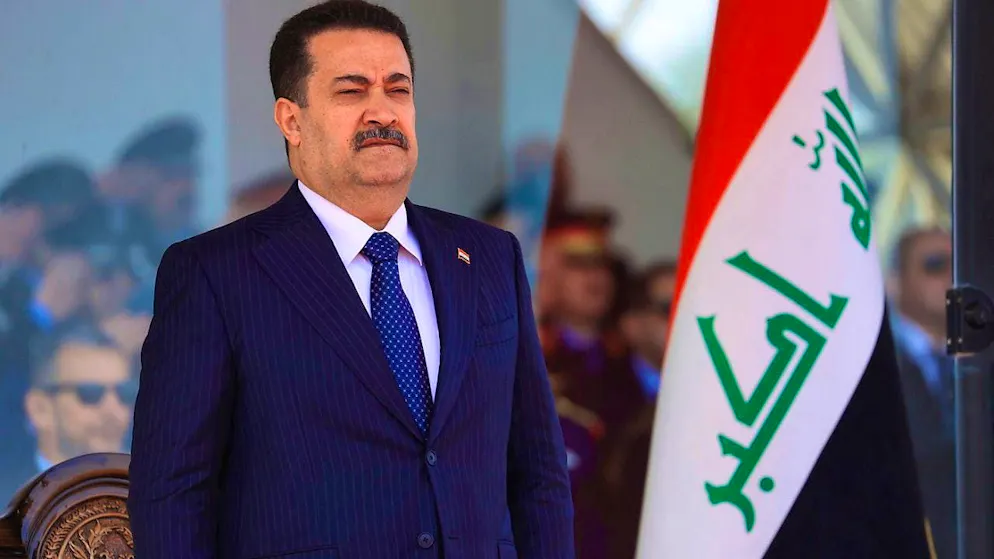 ARCHIVE - Mohammed Shia al-Sudani, Prime Minister of Iraq, attends a ceremony to mark Police Day. The Arab League will meet on Sunday at Iraq's request to discuss "Israeli threats against Iraq". Photo: Murtadha Al-Sudani/AP/dpa