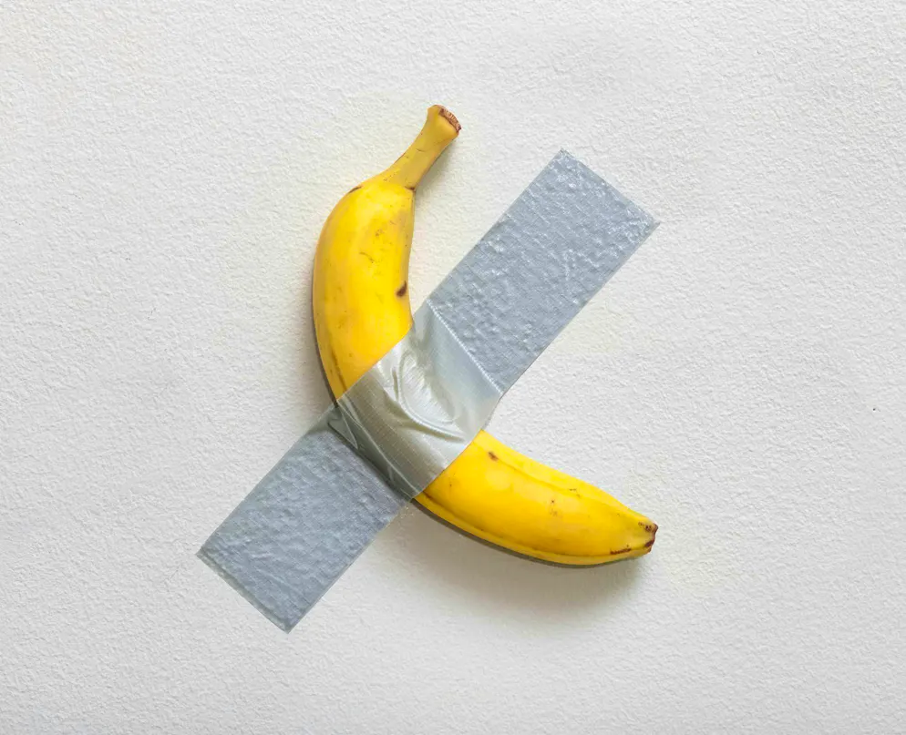 The banana is replaced every two to three days. 