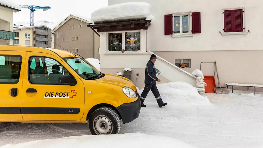 The snowfall of the past few days has also affected Swiss Post. (archive picture)