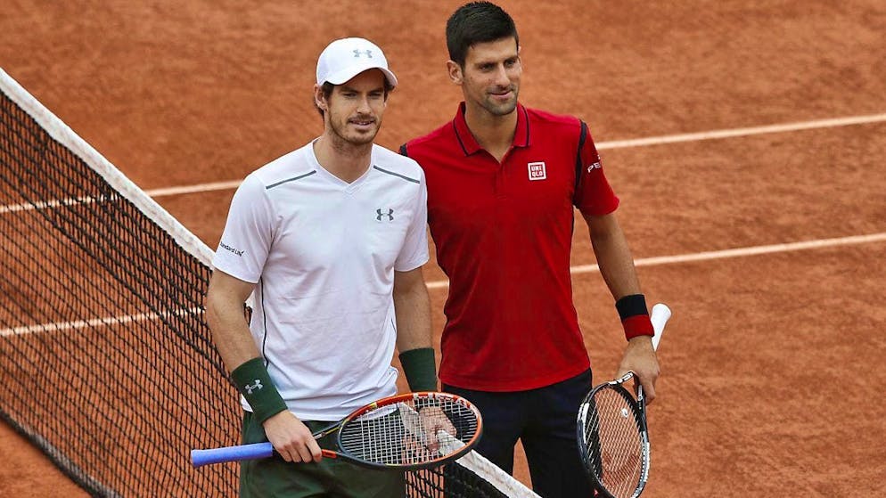 Novak Djokovic (right) and Andy Murray have ended their collaboration.