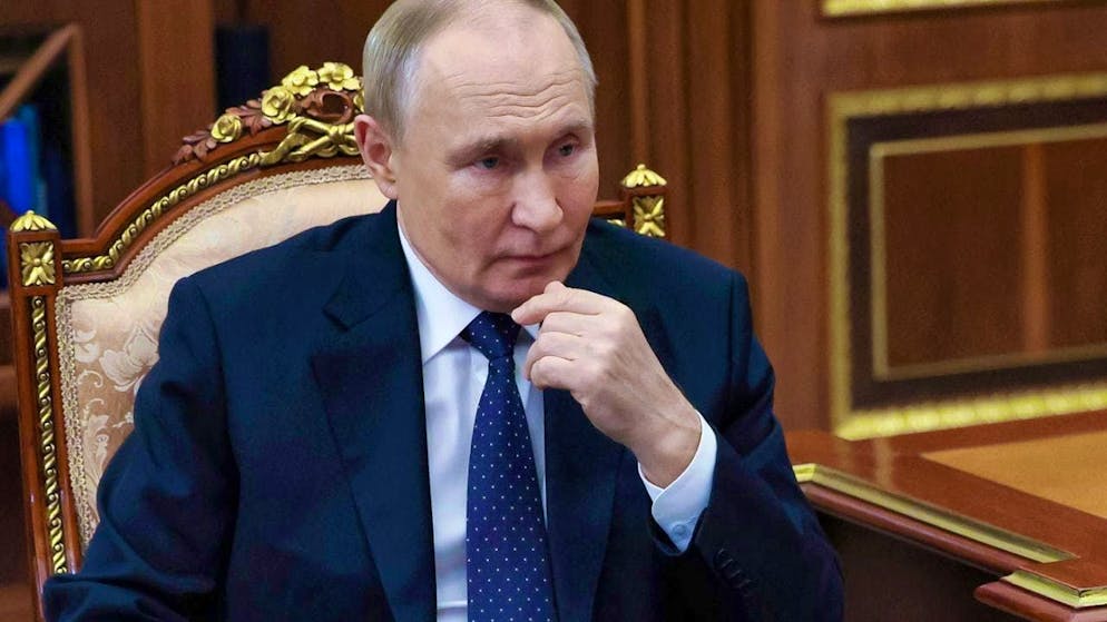 Russian President Vladimir Putin announced the series production of a new medium-range missile. Photo: Vyacheslav Prokofyev/Pool Sputnik Kremlin/AP