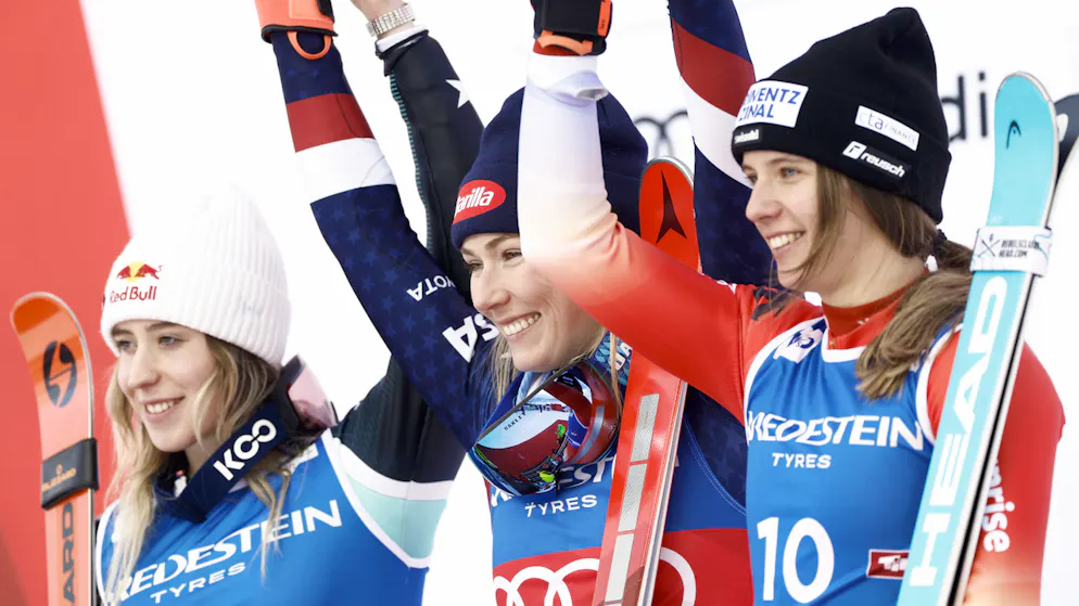 Gurgl. En larmes, Camille Rast décroche un premier podium !