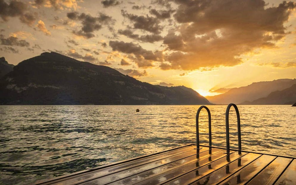 The view at Seebad Lido is beautiful.