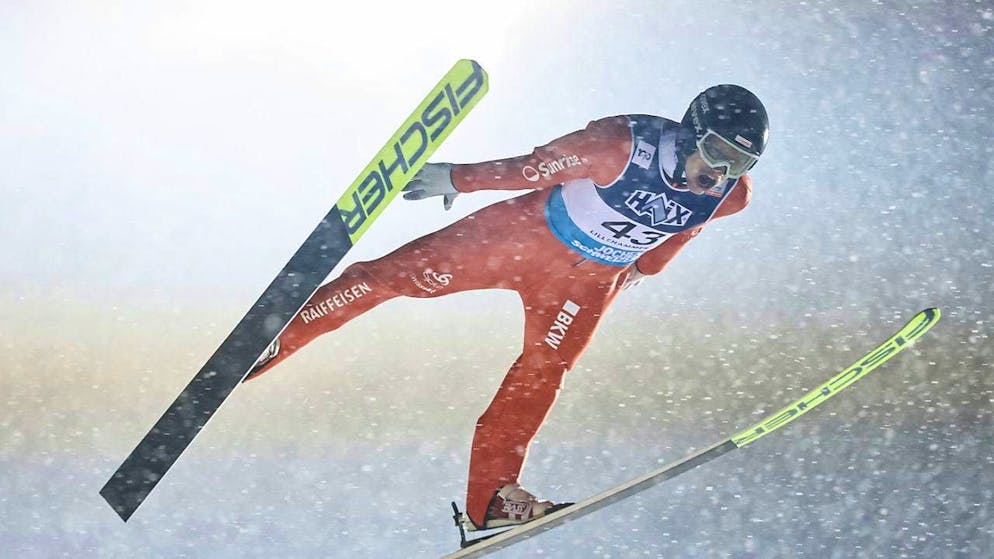 Gregor Deschwanden is in good early form.