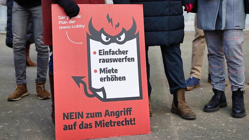 The referendum against the new rules on owner-occupation of rental apartments was successful. Opponents were able to convince a majority of voters of their arguments. (Archive image)