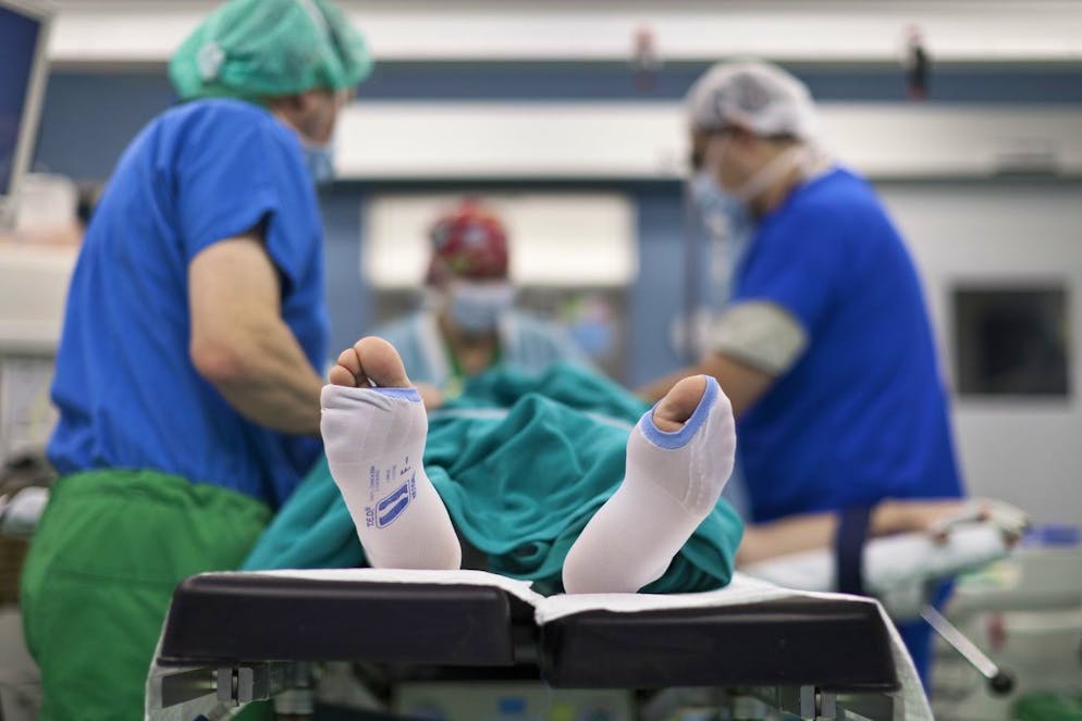 Die Frau kam erst zu spät ins Spital. (Symbolbild)