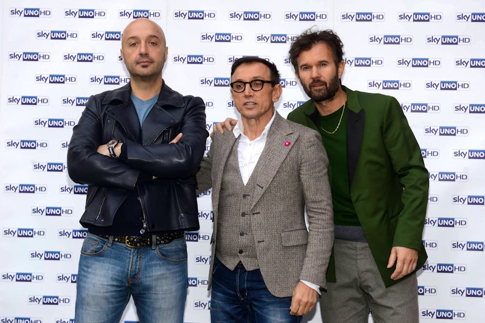 Joe Bastianich con Bruno Barbieri e Carlo Cracco