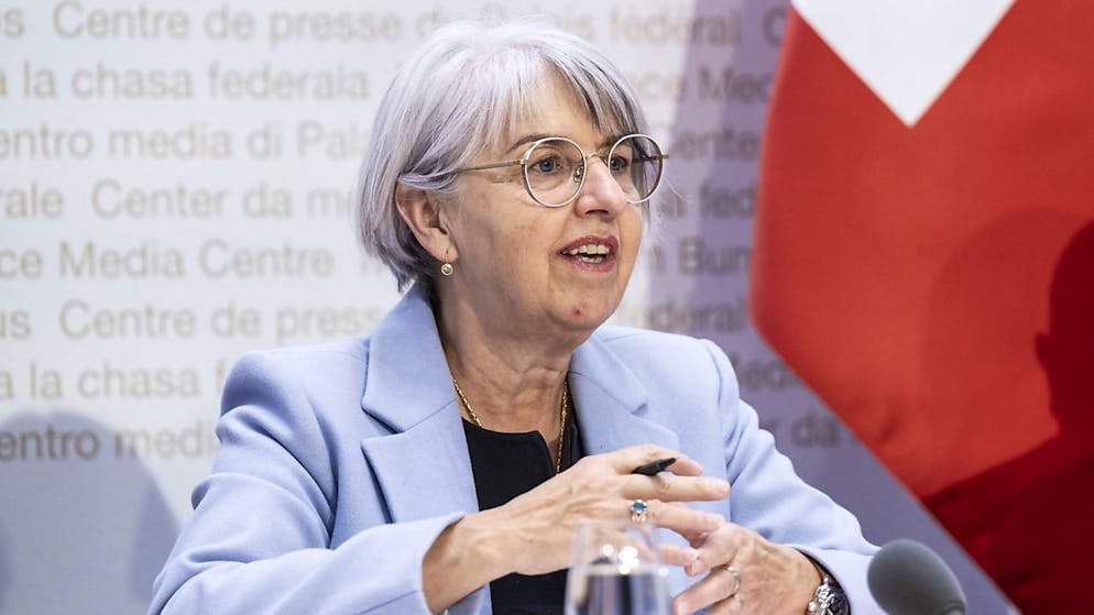 La consigliera federale Elisabeth Baume-Schneider