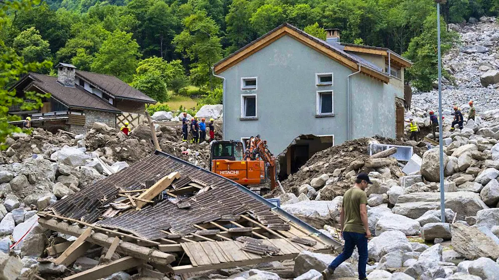 A storm of this magnitude only occurs every 100 to 300 years. This is the conclusion of an analysis of the events in Misox in June 2024 (archive image)