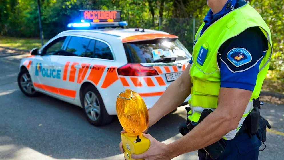 The Geneva police intervened in the Grange-Canal district on Monday afternoon.