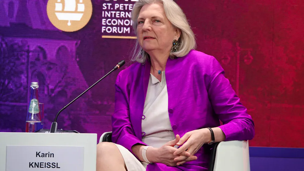 Karin Kneissl war von 2017 bis 2019 österreichische Aussenministerin. Heute lebt sie in Russland. (Archivbild)