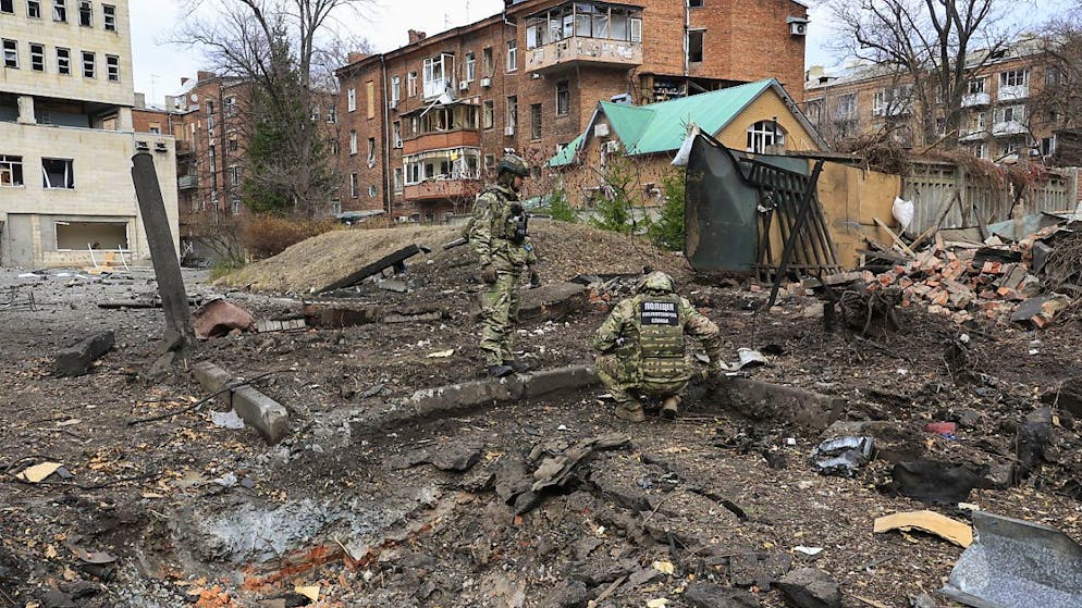 L'attaque de drones n'a pas fait de victimes, mais a endommagé des immeubles résidentiels et des "infrastructures essentielles", selon Kiev (archives).