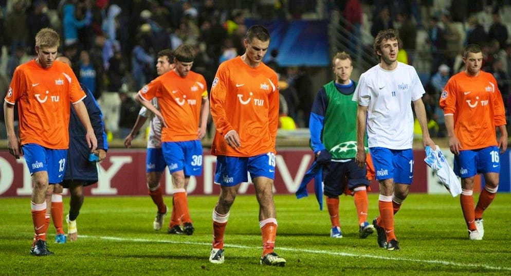 FCZ dived against Olympique Marseille at the Stade Vélodrome on November 3, 2009.