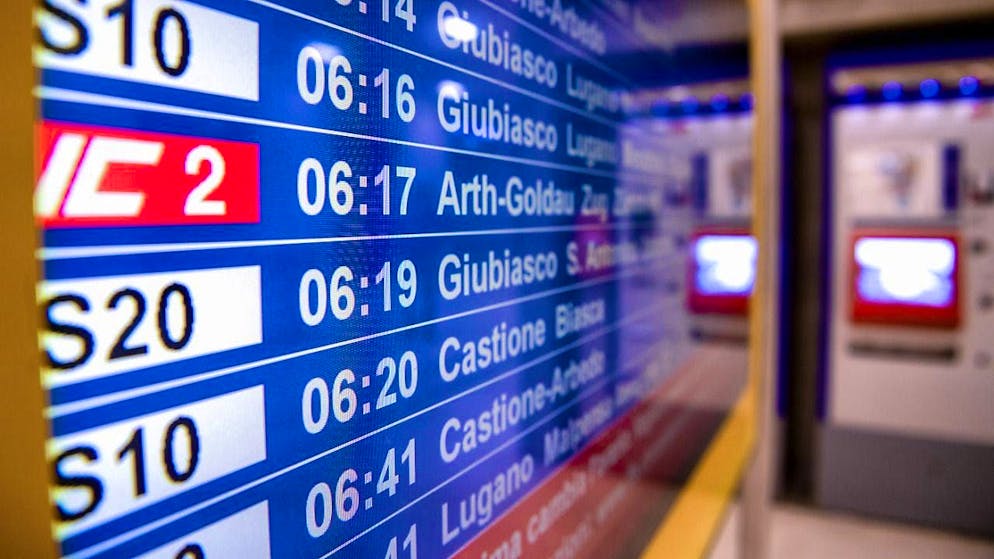 With the SBB timetable change on December 15, more trains will run day and night. (archive picture)