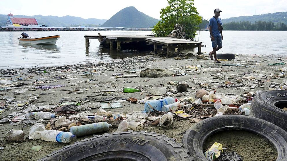 La pollution plastique est omniprésente, avec des microplastiques retrouvés dans tous les aliments, dans pratiquement toutes les parties du corps humain y compris le cerveau et le lait maternel et même jusque dans les nuages (archives).