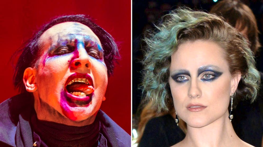 Rocker Marilyn Manson drops lawsuit against ex-girlfriend Evan Rachel Wood. (archive photo) 