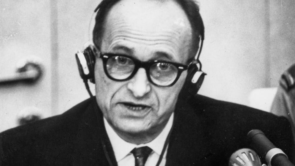 Adolf Eichmann è l'unico responsabile dell'Olocausto giustiziato dallo Stato di Israele. Nell'immagine dell'aprile 1961, il dirigente nazista si difende durante il processo.
