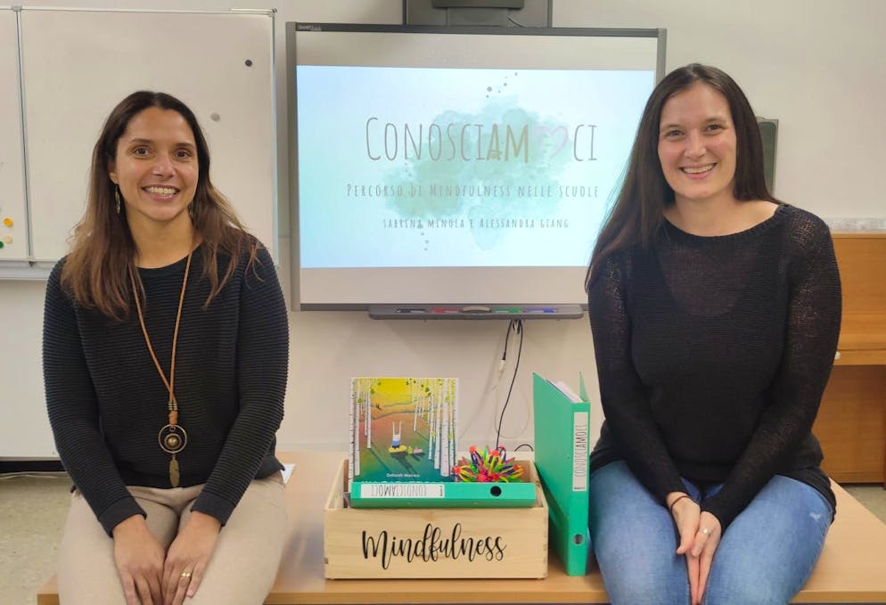 Sabrina Minola e Alessandra Decarli Giang del progetto «ConosciAMOci».