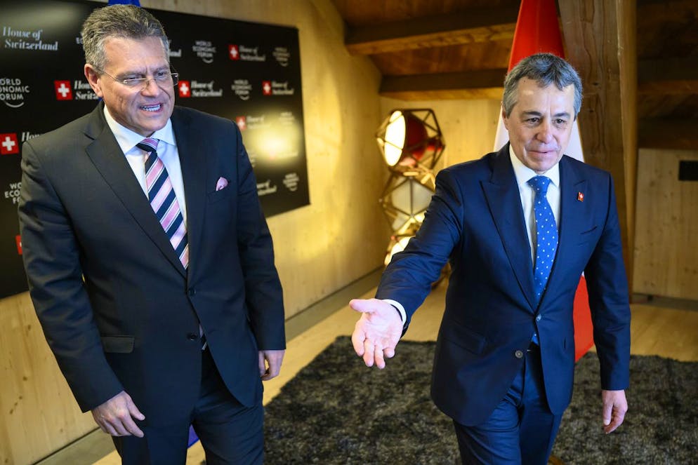 Mercredi, les discussions entre MM. Cassis et Sefcovic devraient notamment porter sur le montant de la contribution à la cohésion. (archives)