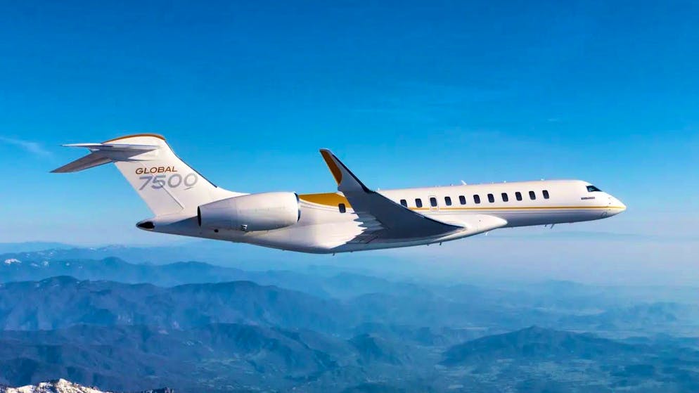 Il Consiglio federale riceverà un Bombardier Global 7500.