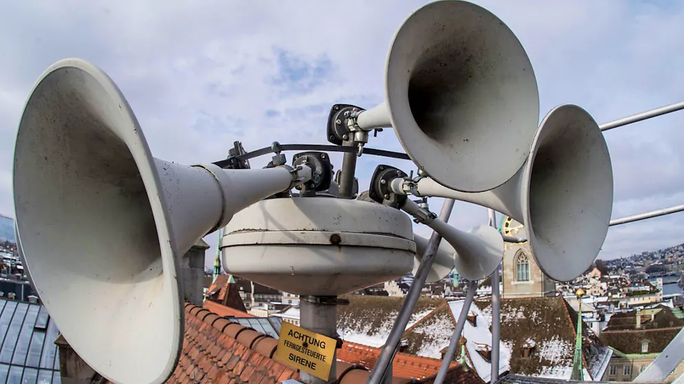 Les sirènes restent un élément important de la stratégie multicanaux d'alerte à la population (archives).