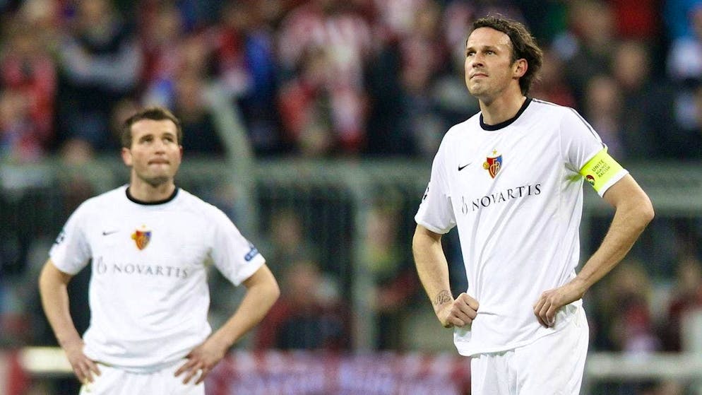 Today's blue Sport experts Alex Frei and Marco Streller were on the pitch for the crushing defeat in the Allianz Arena.