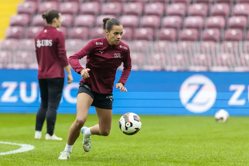 Iman Beney ist stets fokussiert, ohne dabei die Freude am Spiel zu verlieren.