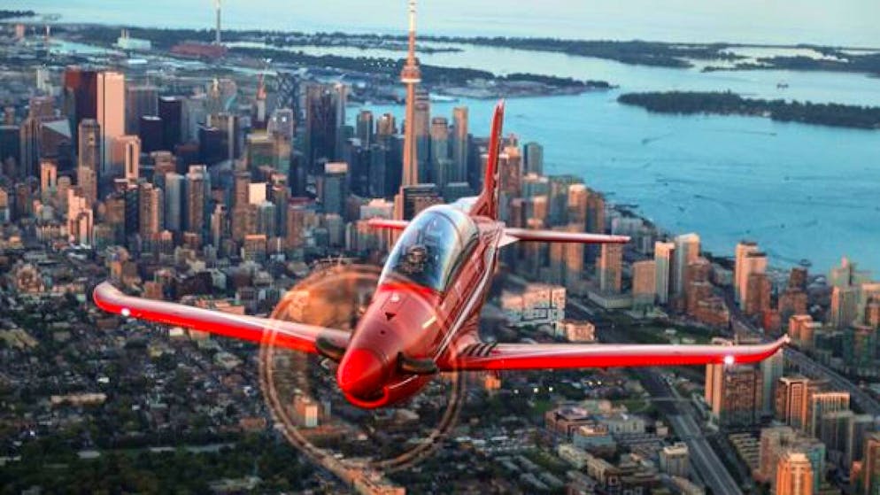 Il PC-21 è un addestratore avanzato.