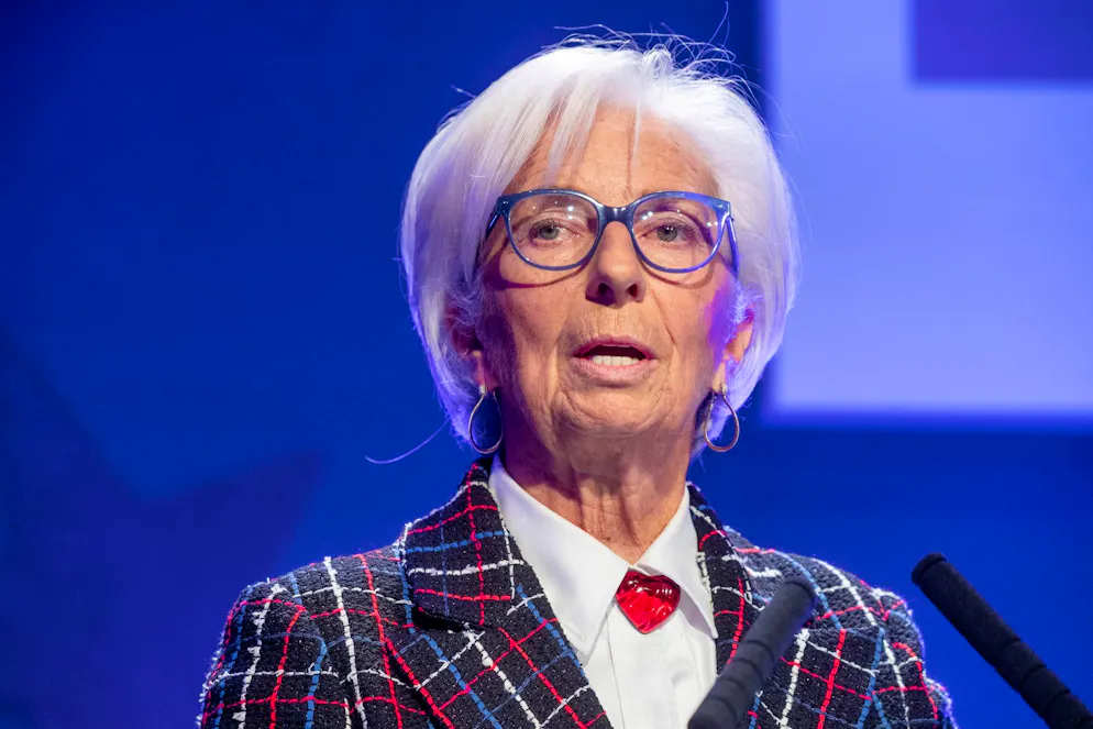Christine Lagarde, Präsidentin der Europäischen Zentralbank, senkt den Leitzins erneut.