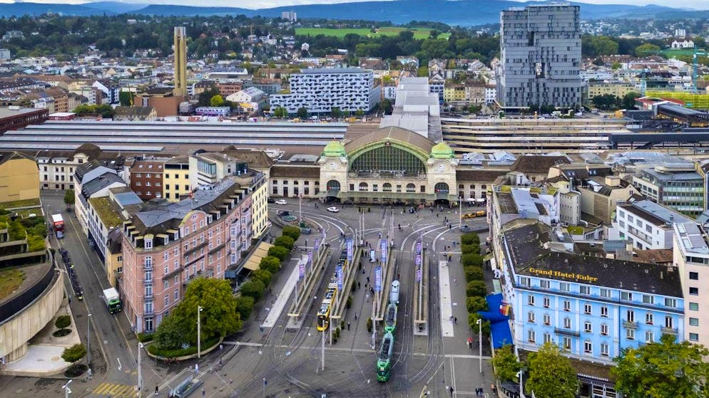 Basel's main railway station: the expansion is not embedded in an overall concept, criticizes the expert.