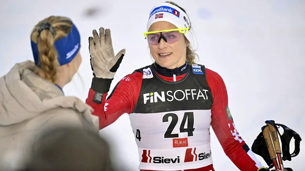 Therese Johaug a pris la 2e place du 10 km classique de Ruka.